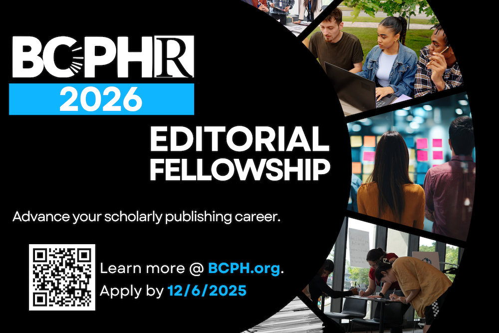 The Boston Congress of Public Health Review (BCPHR) proudly announces the 2026 Editorial Fellowship. The two-month virtual fellowship educates aspiring academic journal editors and reviewers in the process of peer review, editing, and publishing. Fellows learn all aspects of the publication process through hands-on engagements, including hands-on experience as Reviewers, Associate Editors, and Managing Editor of BCPHR. Fellows also help manage submissions, review and provide recommendations manuscripts, communicate with authors, and participate in regular group meetings with current editorial staff. Who Should Apply?We are seeking self-directed and highly motivated individuals who have: Strong writing and editing skills An interest in working in an academic publishing space. A passion for peer review research and public health, particularly when examined through the lenses of social justice and equity. Who to Expect? Participants will gain: In depth knowledge of the peer review process Insight into the characteristics of well executed manuscripts Understanding of the publishing process through training in the roles of managing editor, associate editor, and reviewer. Program Participation/Activities Completion of online training course and other educational materials. Review of selected manuscripts, in consultation with editors. Attendance at regular group meetings. Opportunity to join the Journal as a reviewer or editor upon completion of the fellowship.
