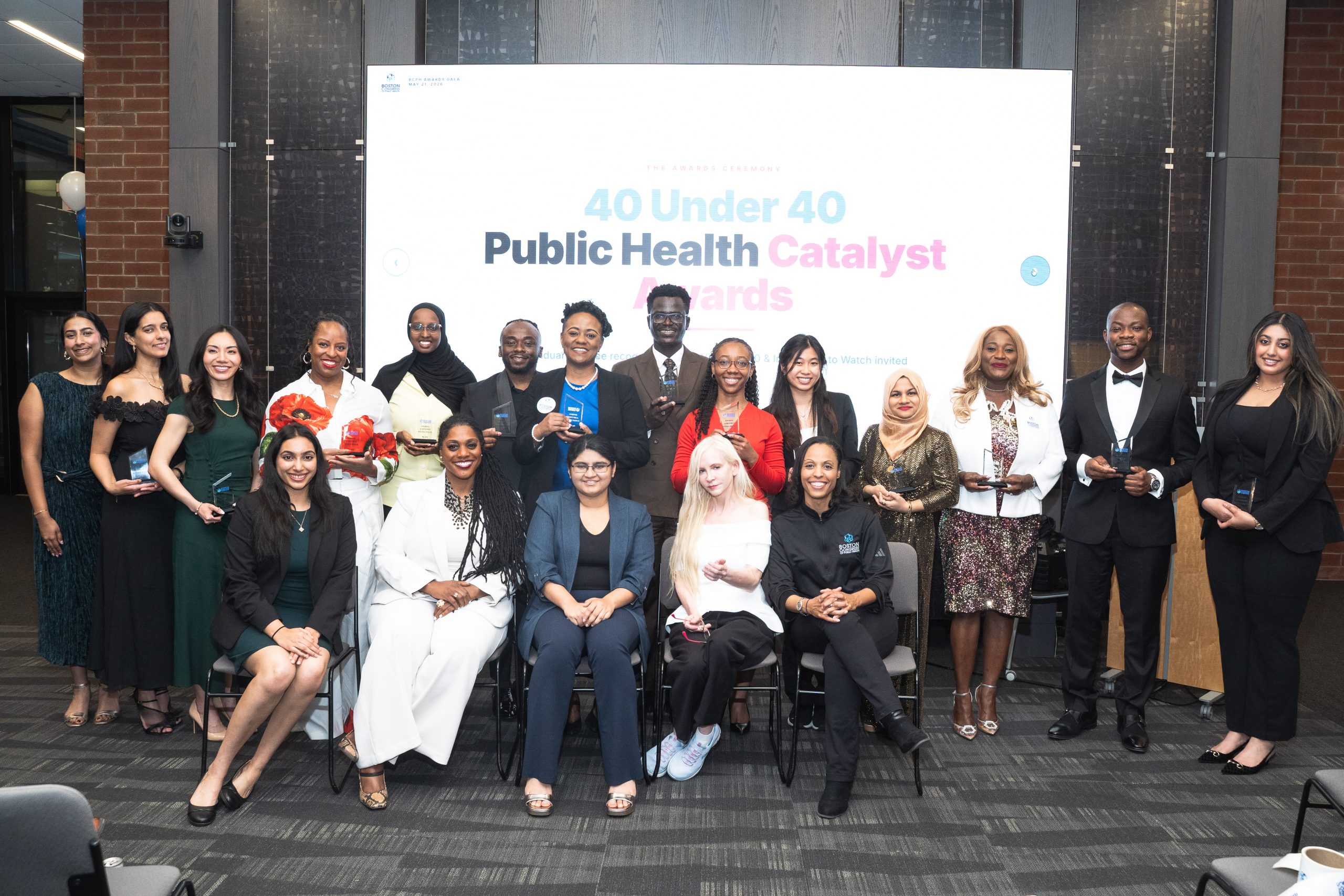 40 Under 40 honorees with the BCPH Board