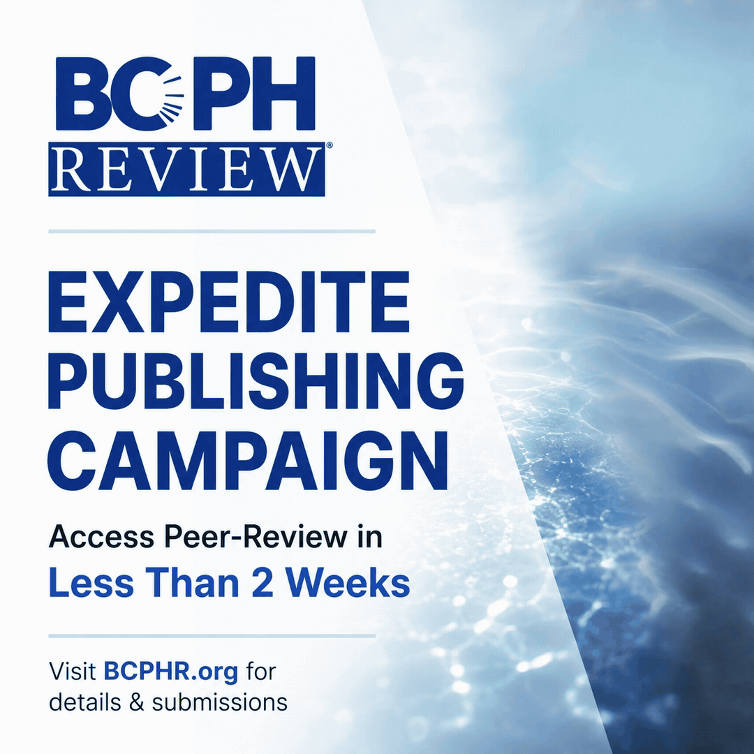 BCPH Review Expedite Publishing Campaign, next submission window opens September 2026