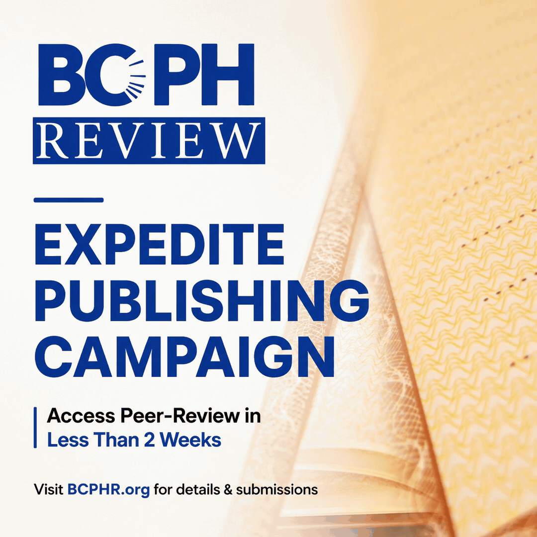BCPH Review Expedite Publishing Campaign, year-end December 2026 submission window